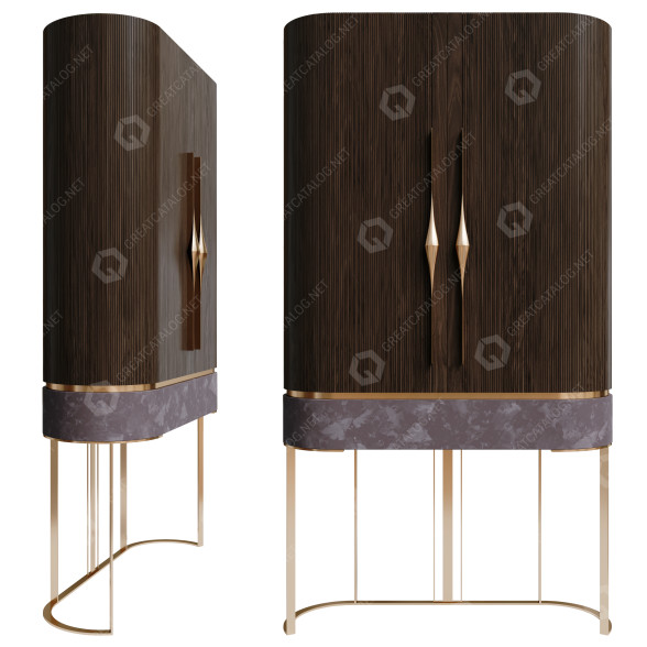 Bar Kabinett Medea MD702 3D-Modell