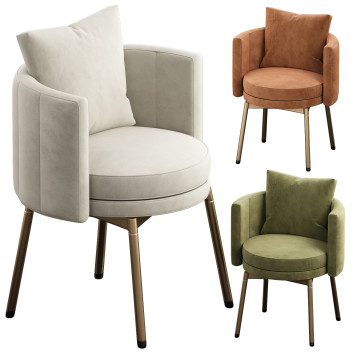 Стілець Minotti Torii 3D модель