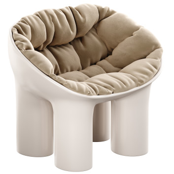 Sessel Driade Roly Poly by Faye Toogood