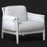 Крісло Poltrona Frau Times Lounge Fabric - Sohib3d