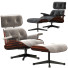 Крісло та пуф Herman Miller Eames Lounge - Sohib3d