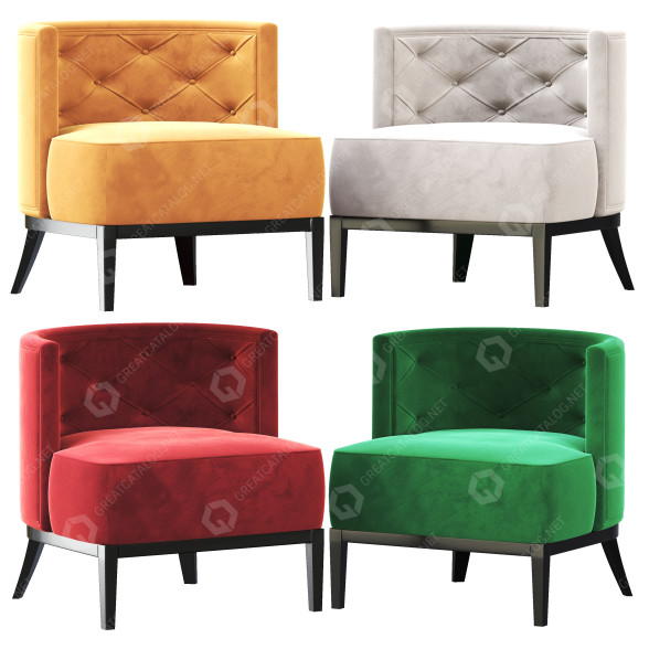 Sillón Brabbu Bourbon Modelo 3D