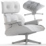 Sillón y otomana Herman Miller Eames - Sohib3d