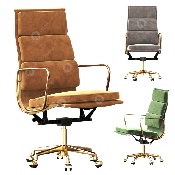 Office Chair Vitra Soft Pad Group Executive 3D model