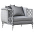 Armchair Caracole Lattice Entertain You - Sohib3d
