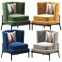 Fauteuil Aster Gae - Sohib3d