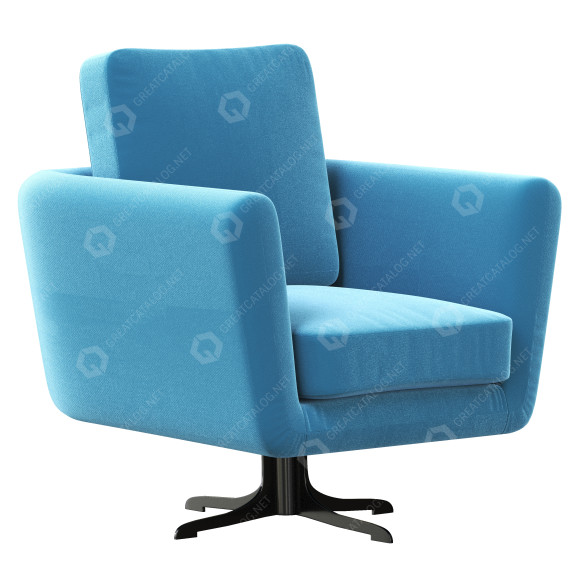 Крісло Diotti Ghost Swivel 3D модель