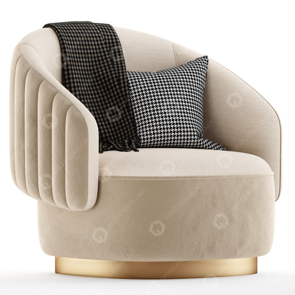 Крісло 4Mariani Twibe Swivel 3D модель