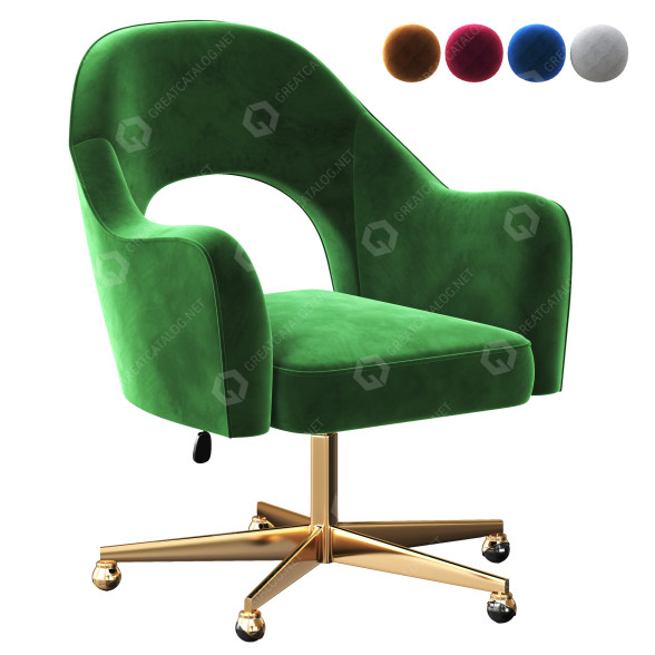 Bürostuhl Anthropologie Fayette 3D-Modell