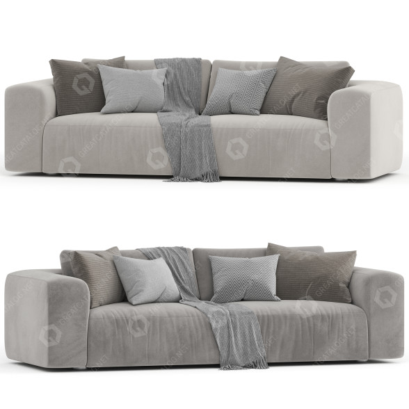 Sofa France & Son Fenton 3D-Modell