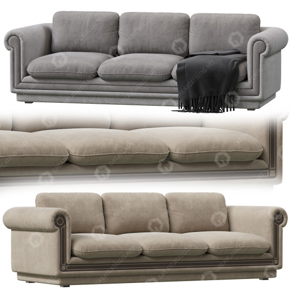Sofa En Arabe 3D-Modell