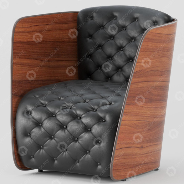 Armchair Nube Italia Sir 3D model