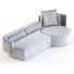 Sofa Rodolphe Parente Threesome - HenMat