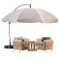Парасолька, стіл та крісла Parasol Easy Sun Sun Garden Cantilever Classic with Flaps - HenMat