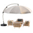 Парасолька, стіл та крісла Parasol Easy Sun Sun Garden Cantilever Classic with Flaps - HenMat