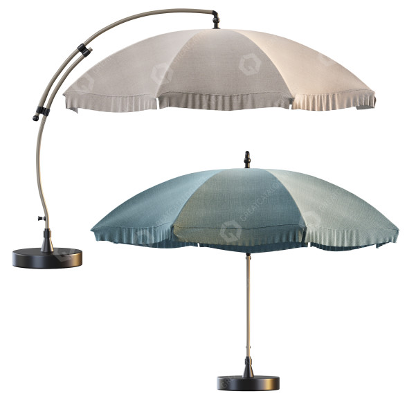 Regenschirm Parasol Easy Sun Sun Garden 3D-Modell