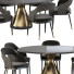 Стіл та стільці Tonin Casa Dolly and Stainless Steel - HenMat