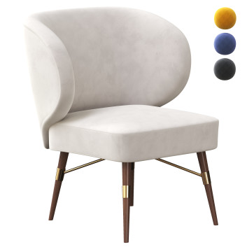 Armchair  Louis 3D model