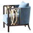 Armchair John-Richard Lucio Leopard - Sohib3d