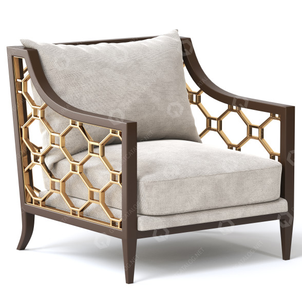 Armchair John-Richard Belden Place 3D model