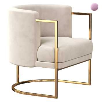 Armchair  Cali Accent 3D model