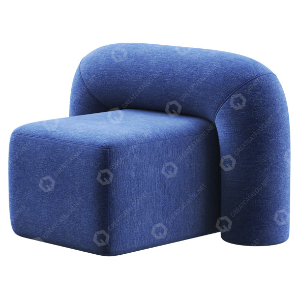 Крісло Artu Moss 3D модель