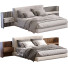Ліжко та тумбочки Minotti Brasilia - ED-MONTE