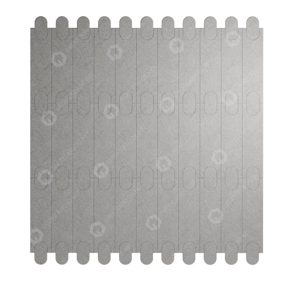 Panel ReQuiet Necklace 3D model