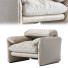 Крісло Cassina Maralunga Sheepskin White - HenMat