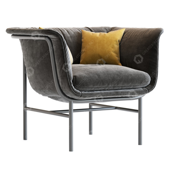 Sessel Vincent Sheppard Wicked Lounge 3D-Modell