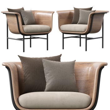 Vincent Sheppard Wicked Lounge Charcoal 3D модель