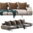 Sofa Flexform Wing Beige - HenMat