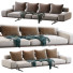 Sofa Flexform Wing Beige - HenMat