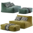 Tasche Stuhl und Ottomane Verzelloni Zoe Lounge - HenMat