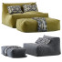 Tasche Stuhl und Ottomane Verzelloni Zoe Lounge - HenMat