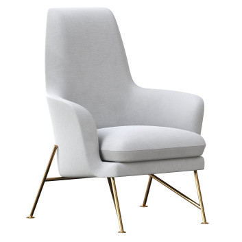 Armchair  Minotti Prince 3D model
