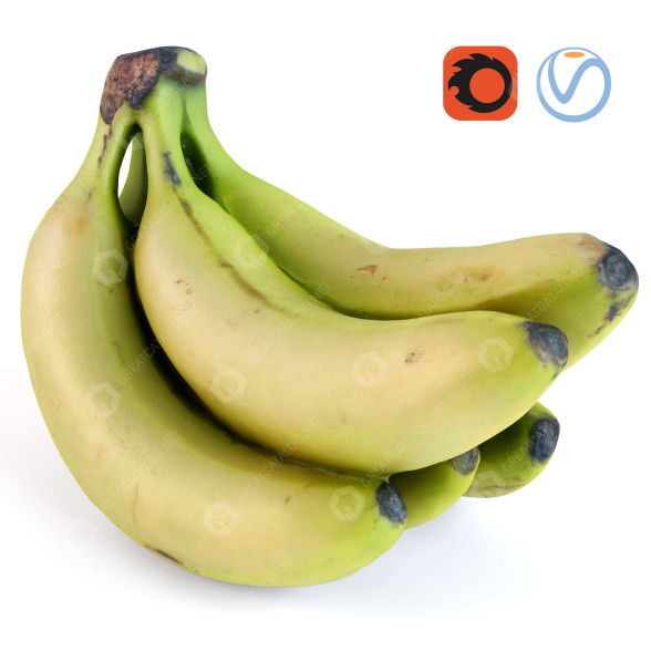 Fruta Bananas Modelo 3D