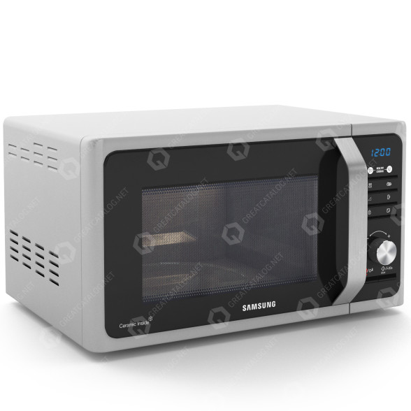 Мікрохвильова піч Samsung MS23F301TFW 3D модель
