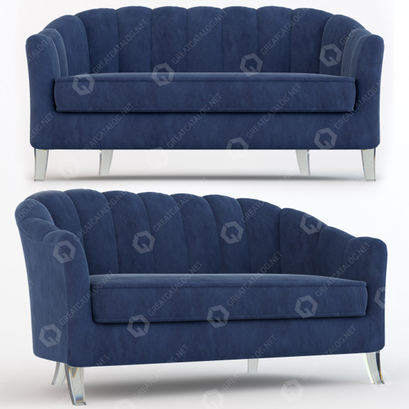 Sofa Worlds Away Marjorie 3D-Modell