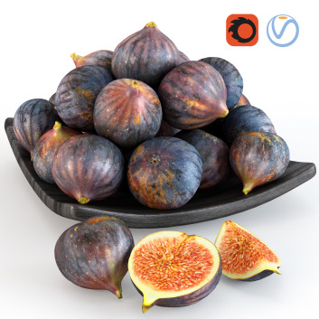 Фрукти Figs 3D модель