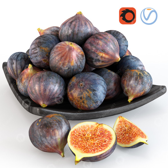 Фрукти Figs 3D модель