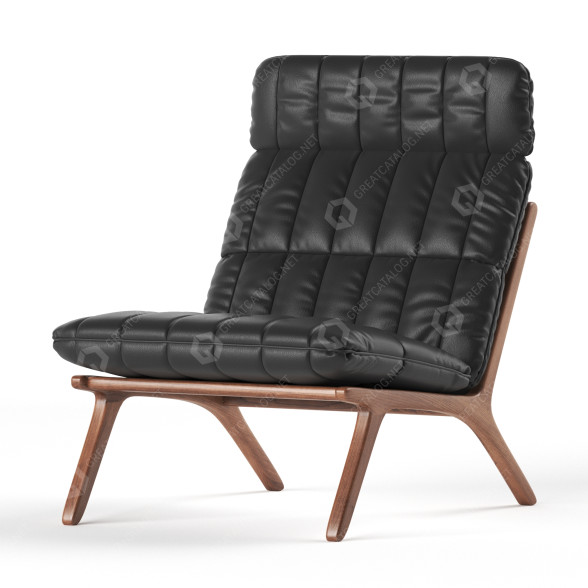 Крісло De Sede With Headrest 3D модель