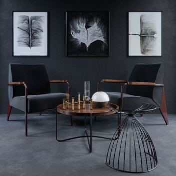 Журнальний столик, крісла та декор Vitra Surreal Set