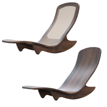 Schaukelstühle  Low Rocker by Steven Rieman 3D-Modell
