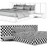 Кровать и тумбочки Laskasas Bonnie - Secretive 3d design