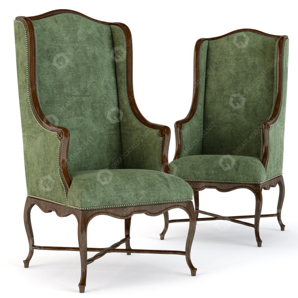 Кресло Fremarc Designs Upholstered Host 3D модель