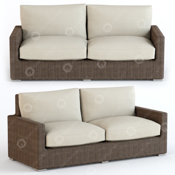Sofa Sunset West Coronado Mid 3D-Modell