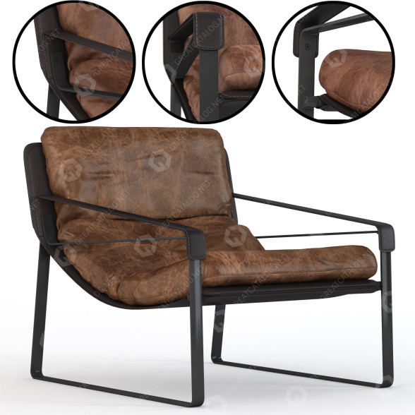 Armchair SOBU Connor 3D model