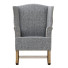 Кресло-качалка Thatcher Rocker Grey Leather - Naseba