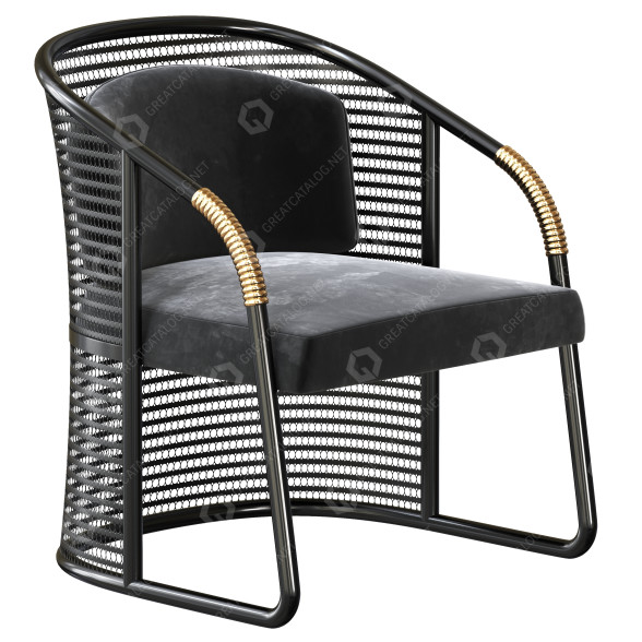 Krzesło Etro Hamar model 3D